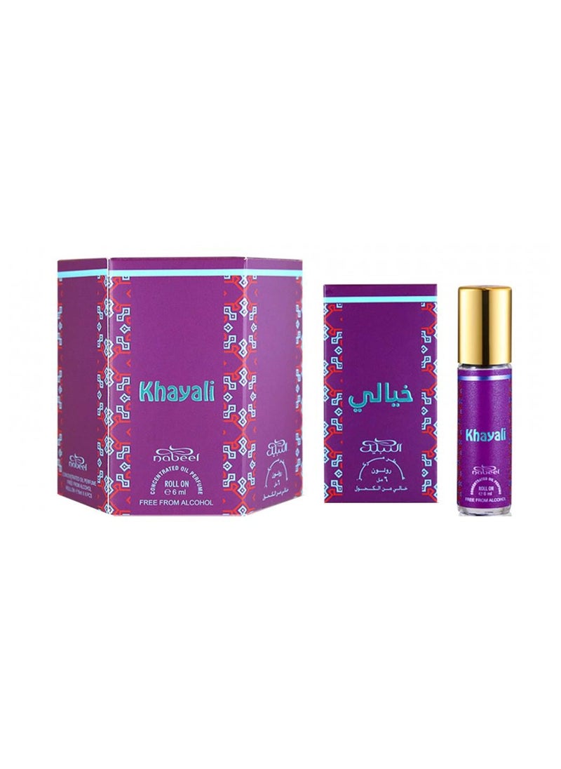 12 Pcs Nabeel Khayali Alcohol Free Roll On Oil Perfume 6ML