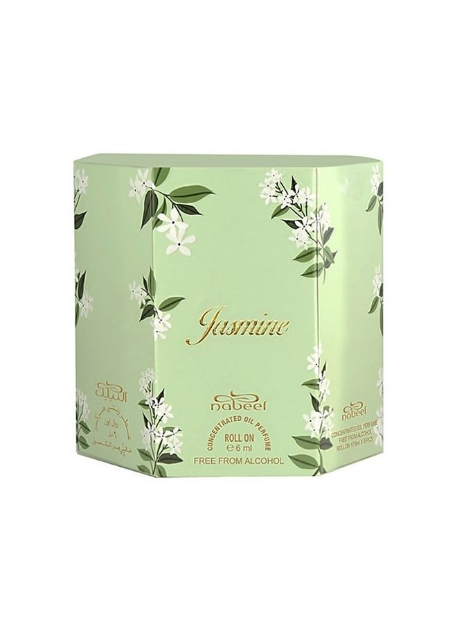 12 Pcs Nabeel Jasmine 6 ML Roll On Oil Perfume