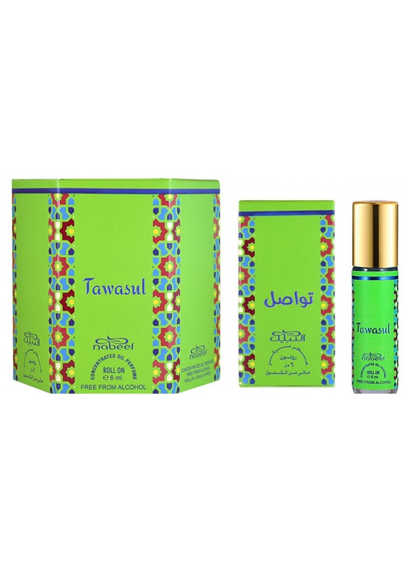 12 Pcs Nabeel Tawasul Alcohol Free Roll On Oil Perfume 6ML