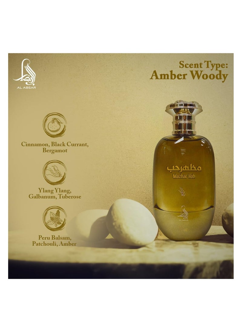 Al Absar Mazhar Hob Perfume 100ml  Perfume 100ML   EDP  For Her