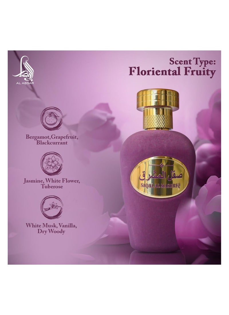 Al Absar Saqal Al Mashreq Perfume 100ML   EDP  For Her