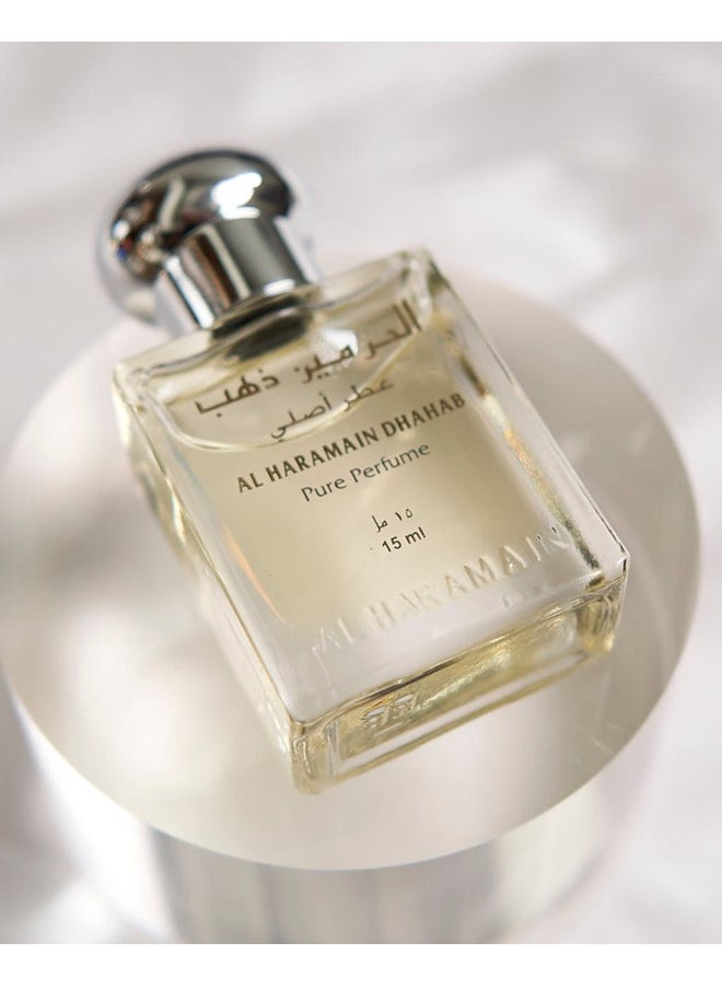 2 Pcs Al Haramain Pure Perfume Dhahab 15ML Perfume Oil – Unisex