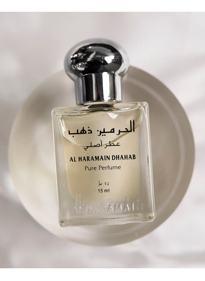 2 Pcs Al Haramain Pure Perfume Dhahab 15ML Perfume Oil – Unisex