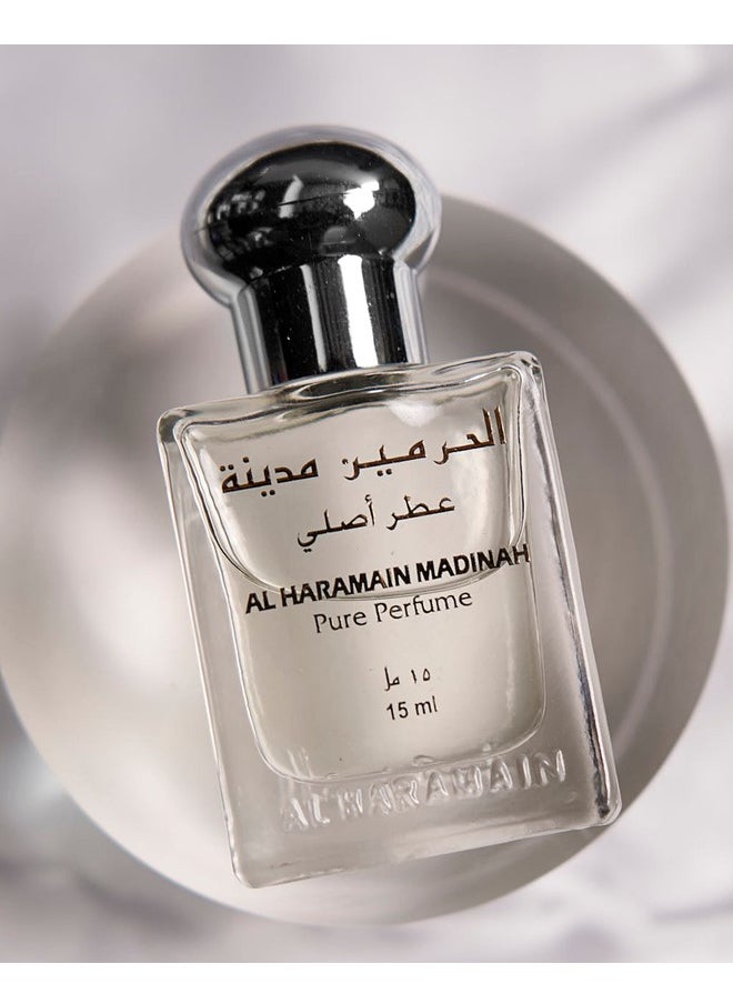 3 Pcs Al Haramain Madinah 15ML Perfume Oil – Unisex