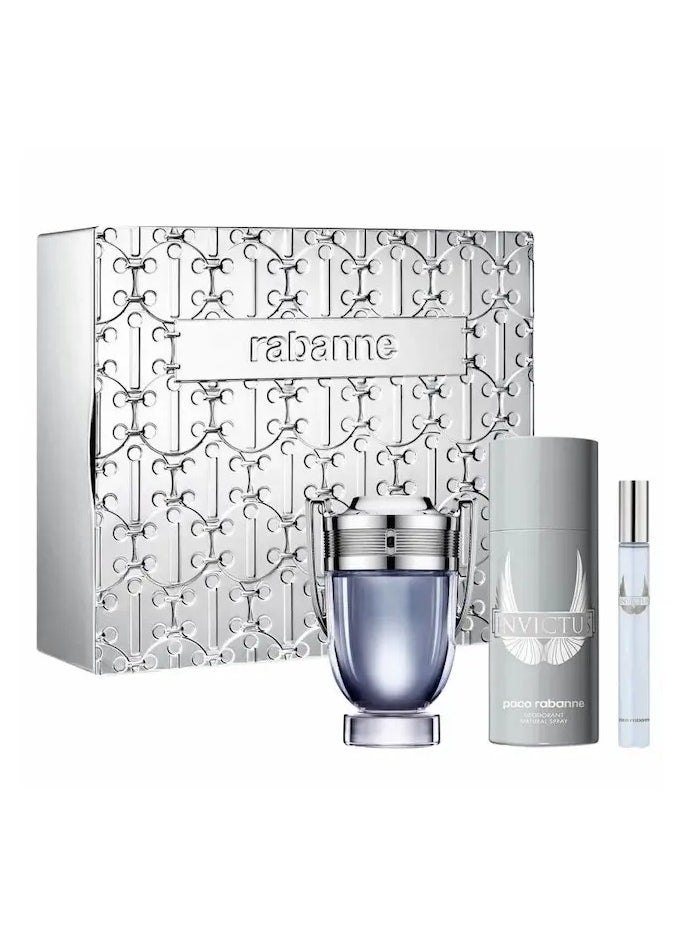 Paco Rabanne Invictus For Men EDT 100ML Set
