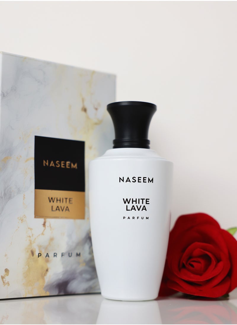 White Lava Aqua Perfume 100ml | Long-Lasting Unisex Fragrance for Men & Women, Refreshing & Elegant Scent