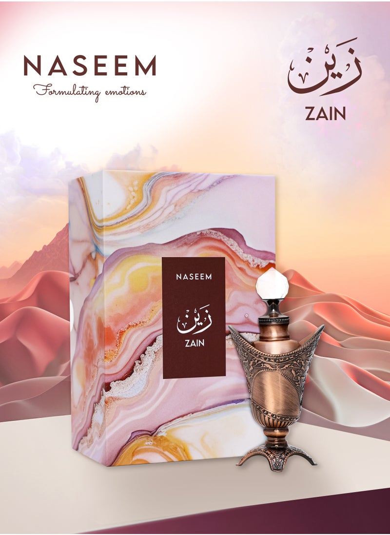 ZAIN Attar Perfume oil 6 ML  - Long Lasting Attar For Men and Women