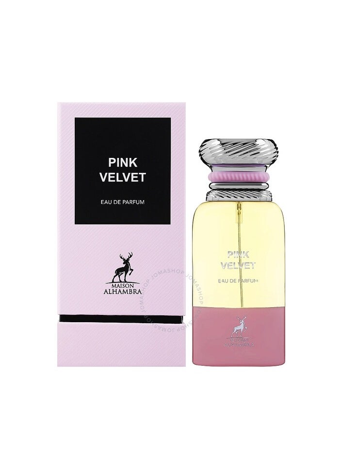 Maison Alhambra Ladies Pink Velvet Eau de Parfum Spray - 2.7 oz (80ml)