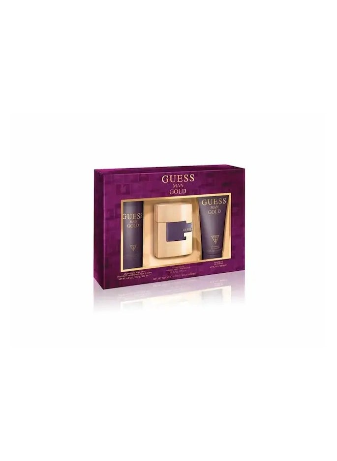 Guess Gold EDT For Men 75ML Set