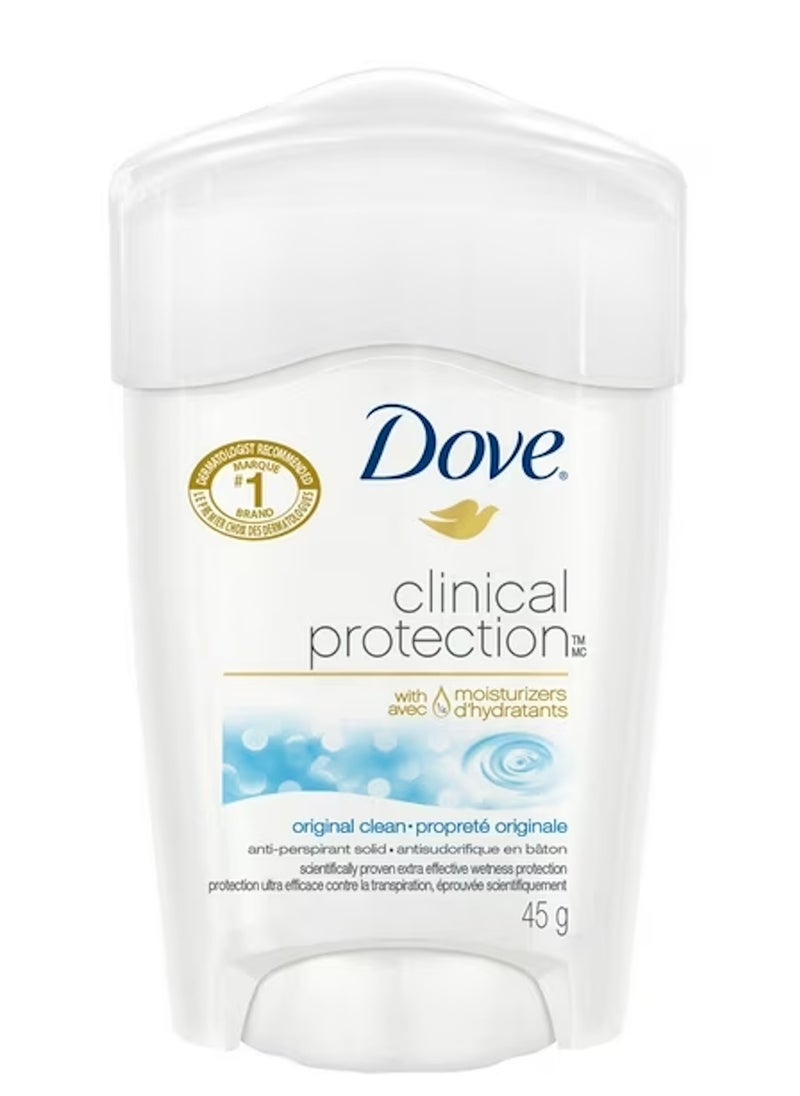 Dove Clinical Original Clean Antiperspirant 45 g