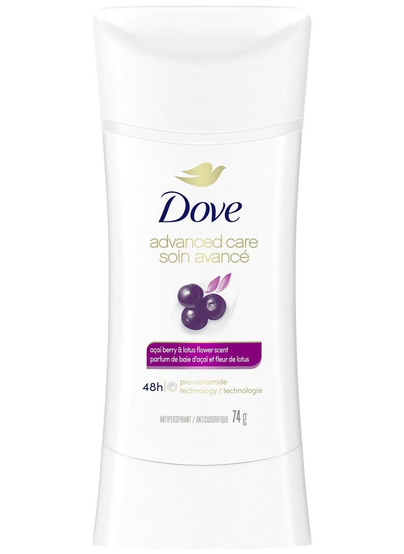 Dove Açaí Berry & Lotus Flower Antiperspirant Stick 74 g