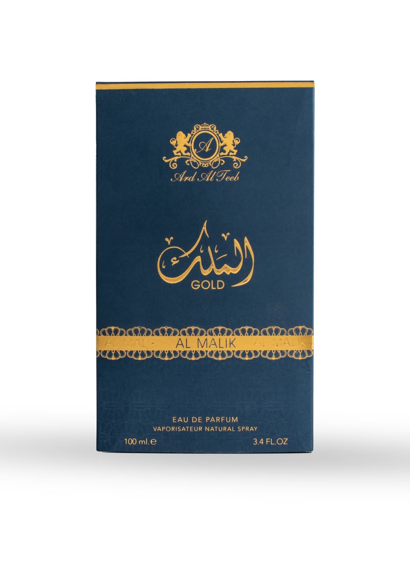 Ard Al Teeb AL Malik Gold Eau De Parfum for Male 100 ml