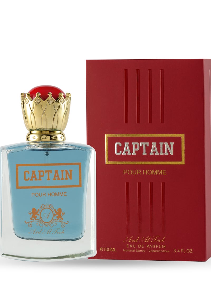 Ard Al Teeb Captain Eau De Parfum for Male 100 ml