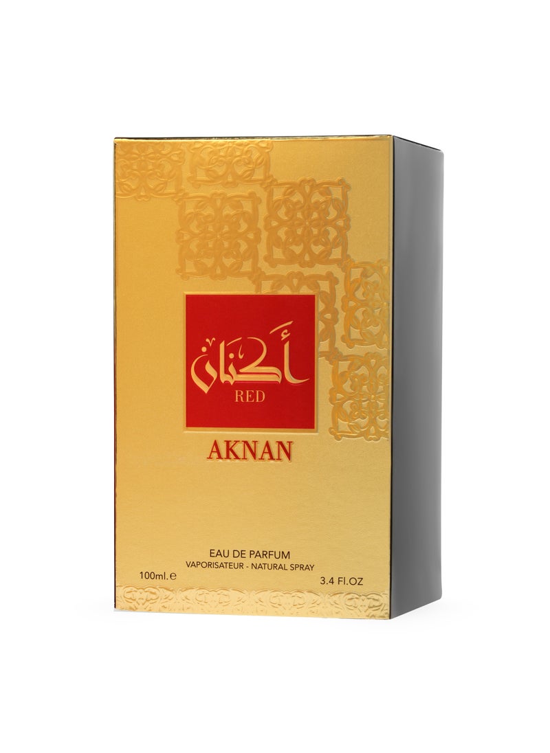Ard Al Teeb Aknan Red Eau De Parfum for Male 100 ml