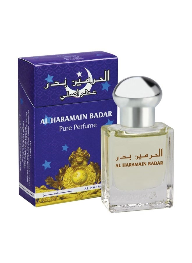 Set of 5 Haramain Pure Perfume Badar Dhahab Mukhallath Madinah 15ML Perfume Oil - Combo - Unisex
