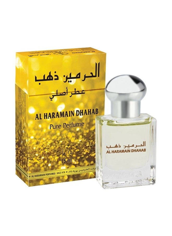 Set of 5 Haramain Pure Perfume Badar Dhahab Mukhallath Madinah 15ML Perfume Oil - Combo - Unisex