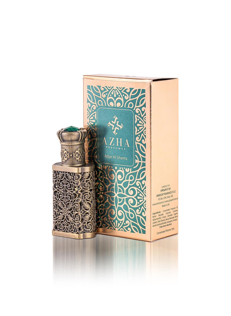 Azha Perfumes - Attar Al Shams Concentrated Perfume 10 ml