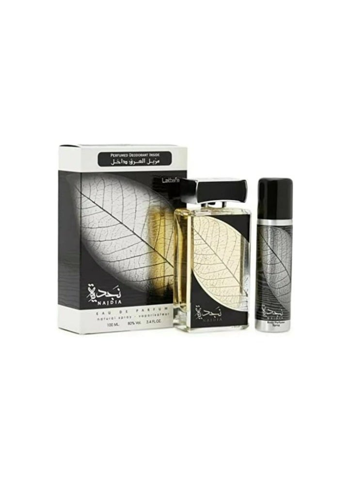 2-Piece Najdia Gift Set EDP 100 Ml, Deodorant 200ml