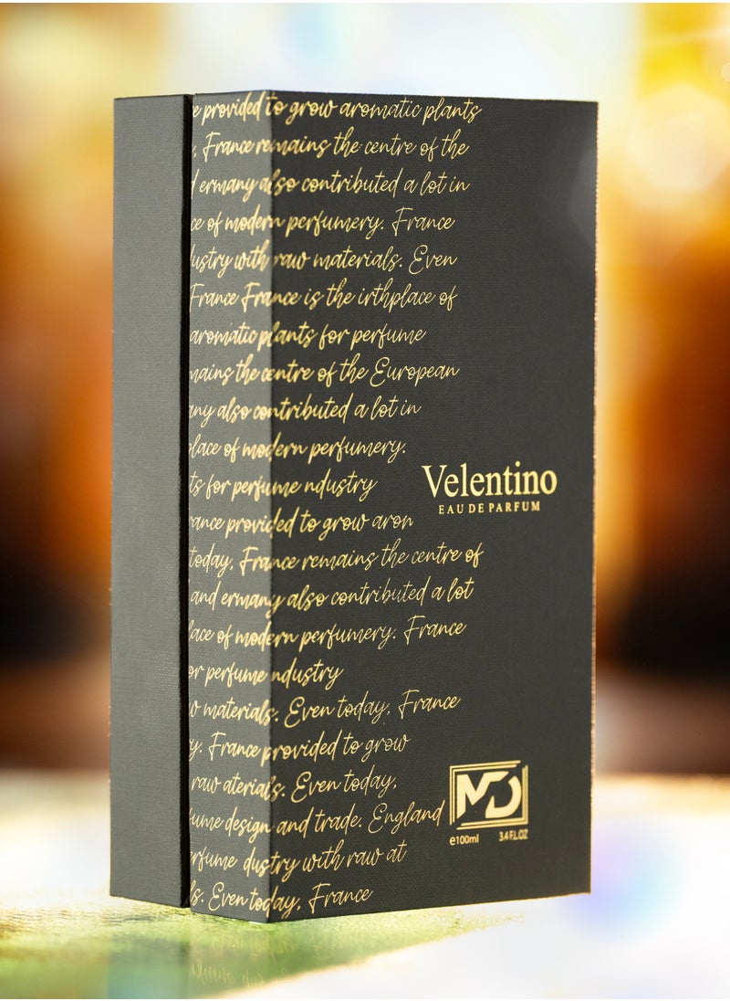 Velentino Eau De Parfum, BLACK Edition, 100ml