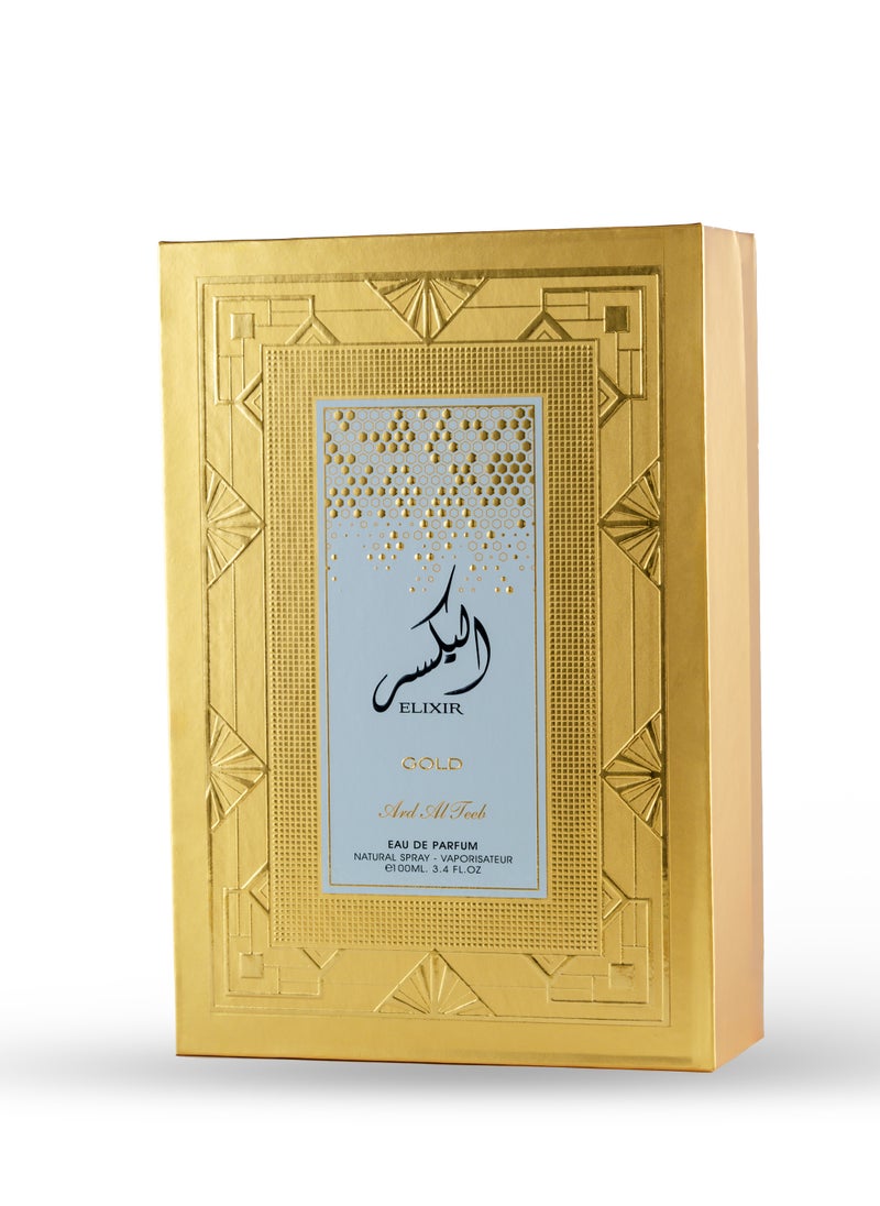 Ard Al Teeb Elixr Gold Eau De Parfum for Male 100 ml