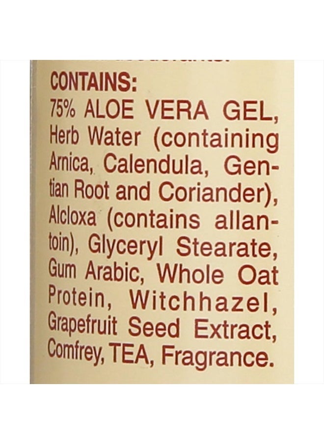 All Natural Roll-On Deodorant Aloe & Almonds - 3 Fl Oz, 4 pack
