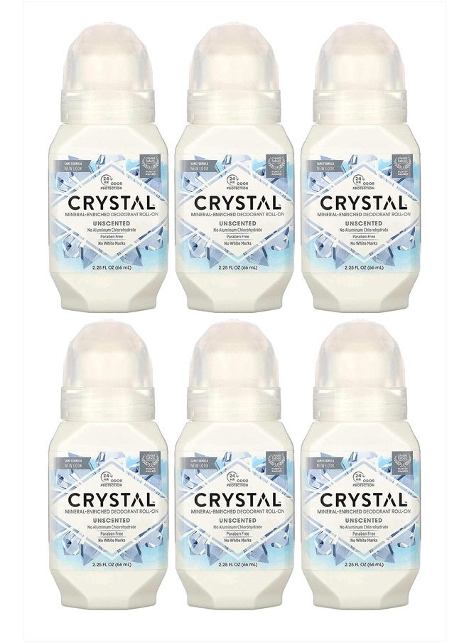 Crystal Body Roll-On Deodorant, 2.25 Ounce - 6 per case.