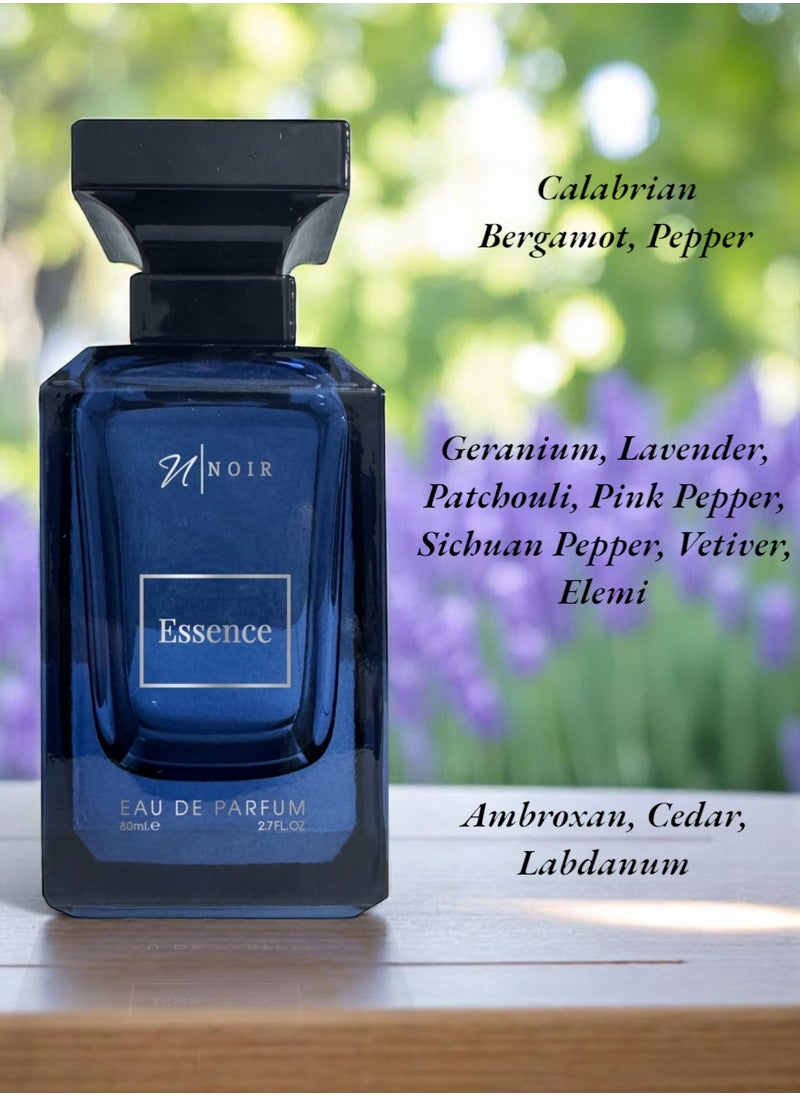 Essence Eau de Parfum for Men – Fresh & Spicy Scent with Bergamot, Pepper & Cedar | Long lasting  – 80ml
