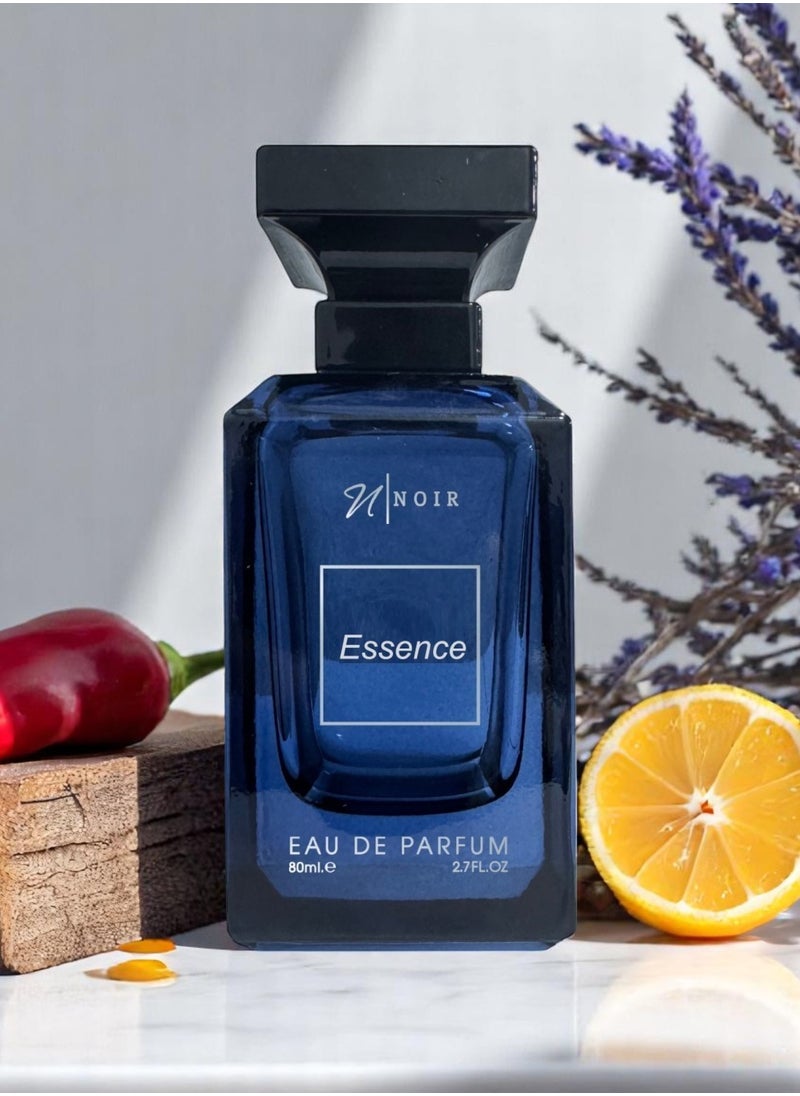 Essence Eau de Parfum for Men – Fresh & Spicy Scent with Bergamot, Pepper & Cedar | Long lasting  – 80ml
