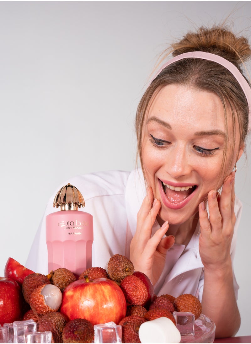 Just Wardi by Rafaan – Luxurious Floral Fruity Eau de Parfum | Lychee, Blackcurrant, Rose & Vanilla | Long-Lasting Women’s Perfume – 100ML