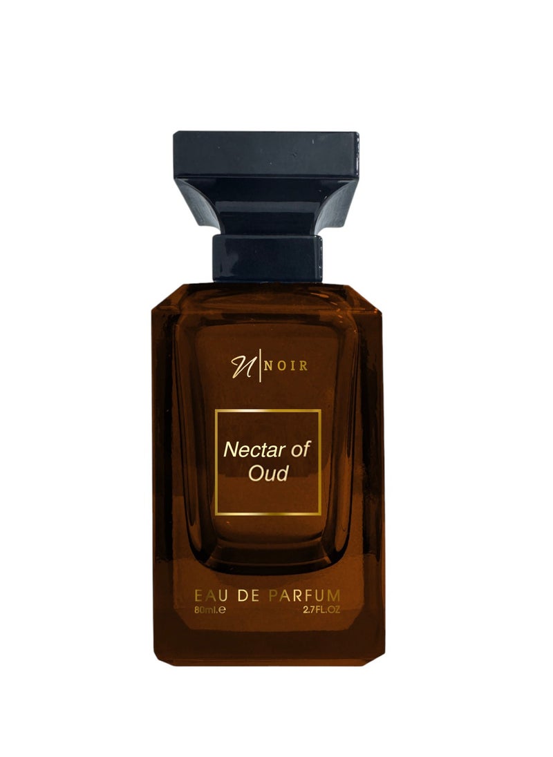 Nectar of Oud Eau de Parfum for Men – Intense Oud Scent with Saffron, Cedar, Patchouli & Spiced Raspberry | Long lasting - 80ml