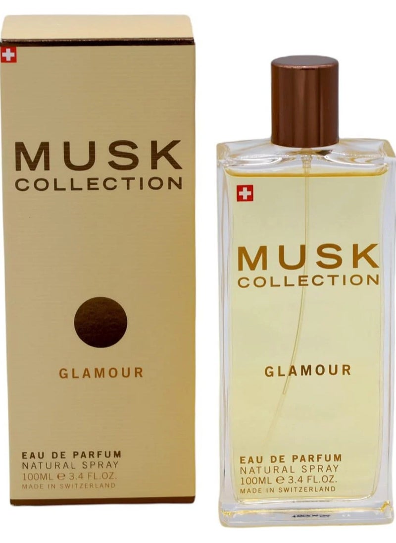 Musk Collection Glamour Eau natural Spray 100ML 3.4 f loz