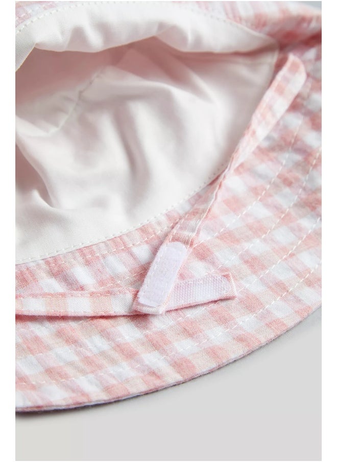 Pink Gingham UPF50+ Sun Hat