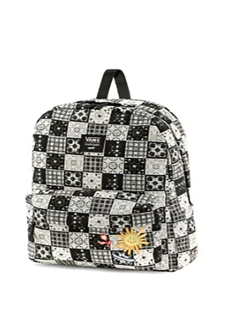【School season】SKATEISTAN co-branded classic checkerboard printed school bag, colorful school bag, large capacity school bag, universal school bag, laptop school bag
