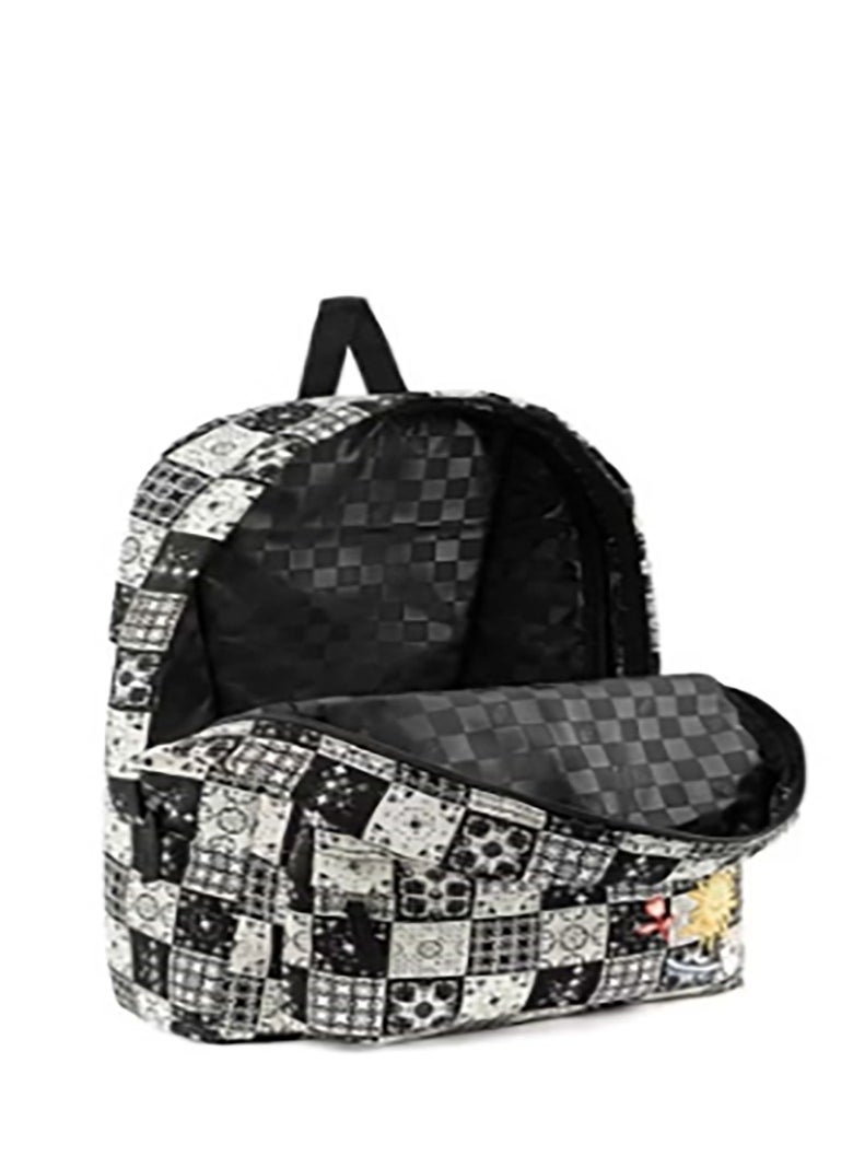 【School season】SKATEISTAN co-branded classic checkerboard printed school bag, colorful school bag, large capacity school bag, universal school bag, laptop school bag