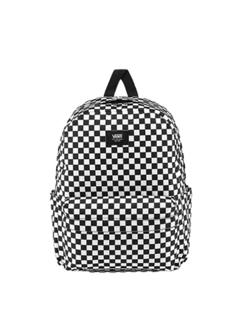 School Season Special: Colorful, Large - Capacity Laptop Schoolbag with Classic Checkerboard Print