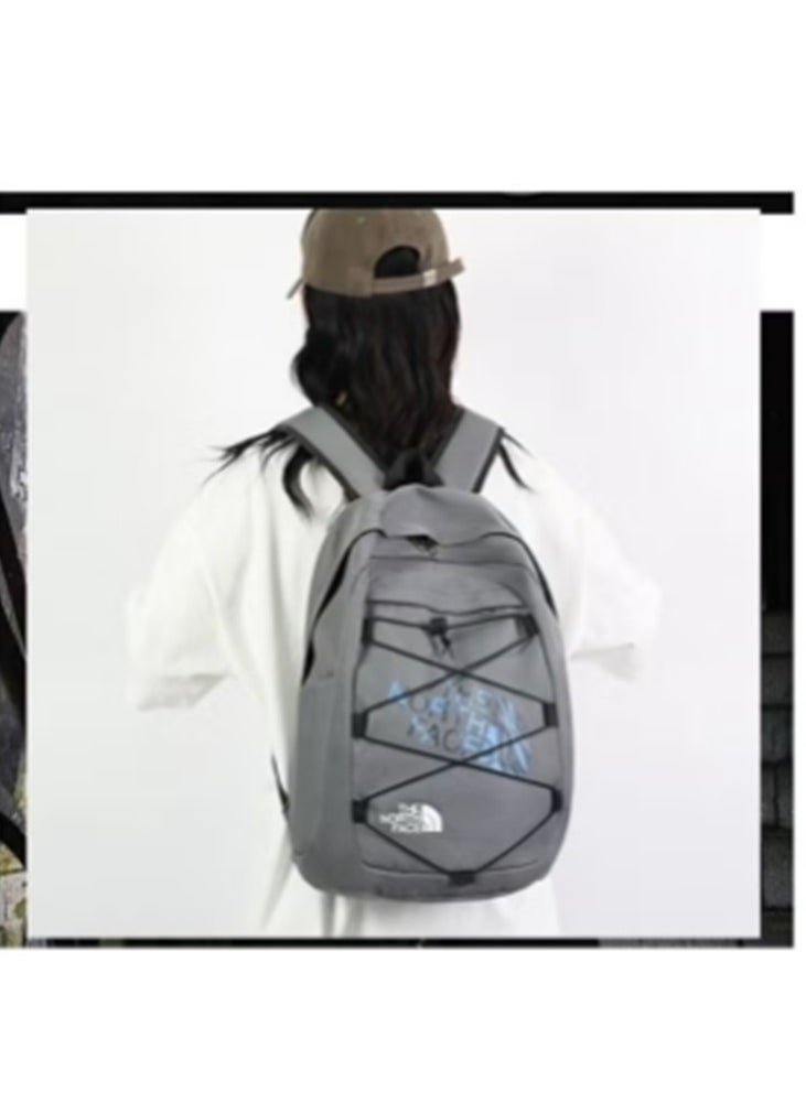 School Season Essential: Classic Multicolored School Bag Equipped with a Dedicated Laptop Compartment, Ideal for Student Trips and Study