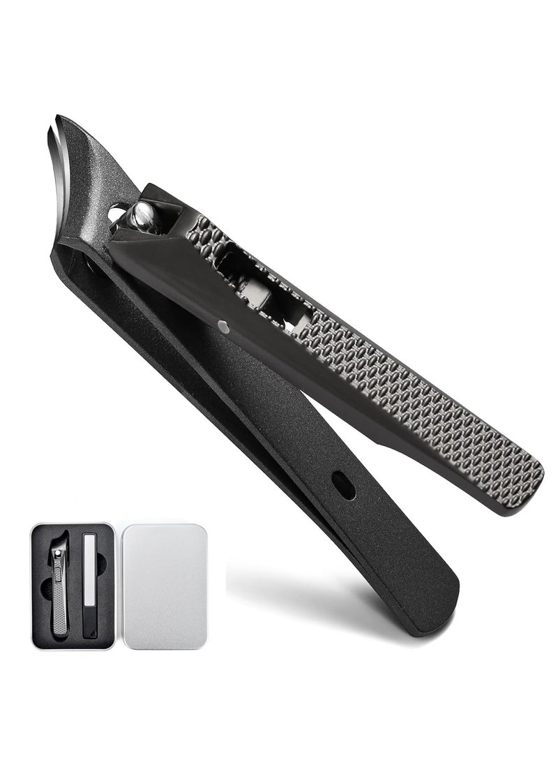 Angled Nail Clippers, Nail Clippers for Thick Nails Cutter for Ingrown Manicure Set, Slant Curved Blade Nail Cutters Ingrown Nail Pain Relief Tool For Podiatrists Toenail Slant Nail Cutter