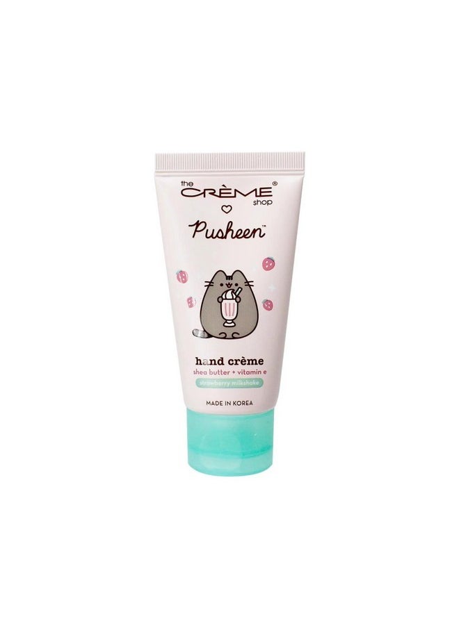 X Pusheen, Strawberry Milkshake Moisturizing Hand Crème, Hand Cream For Dry Hands, Body Lotion