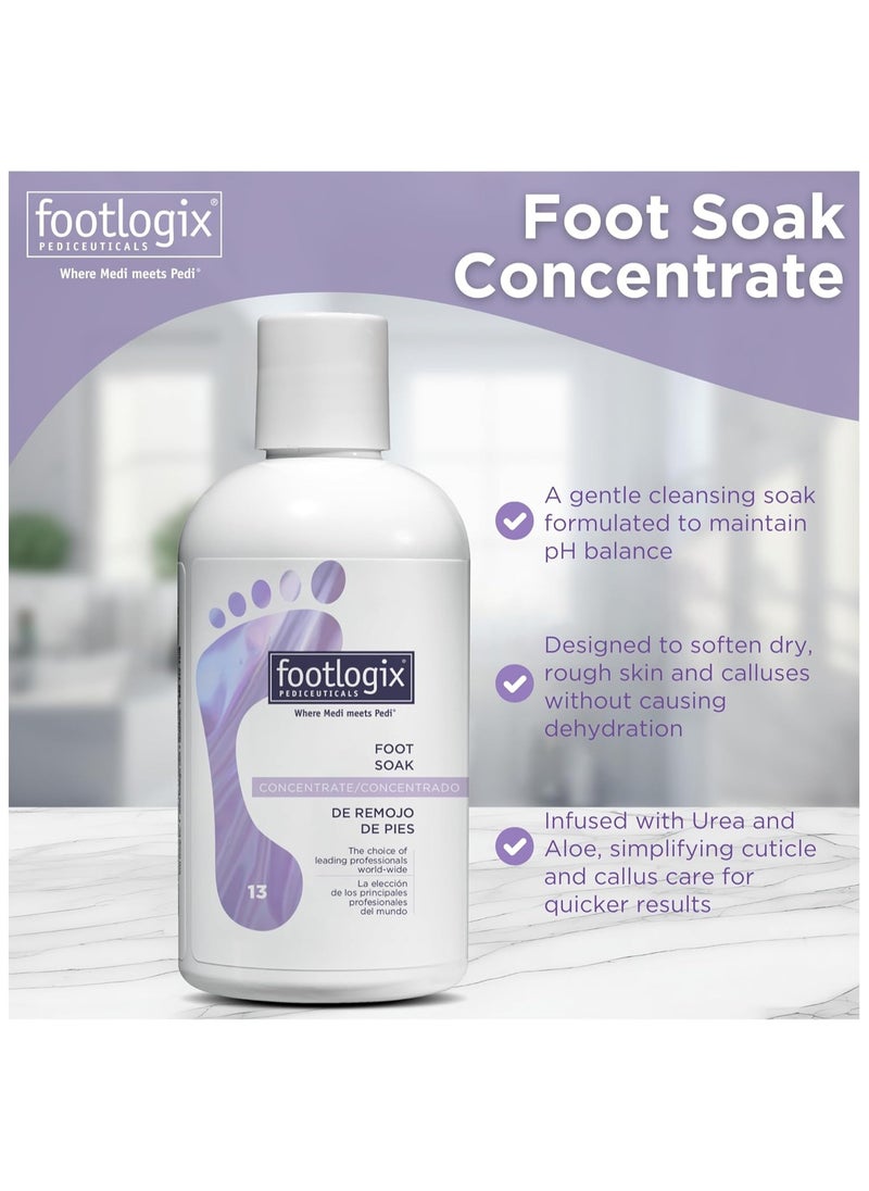 Foot Soak Concentrate, 8.45 oz - Gentle Cleansing, Foot Bath Soak, Soften Dry Feet and Calluses 250ml