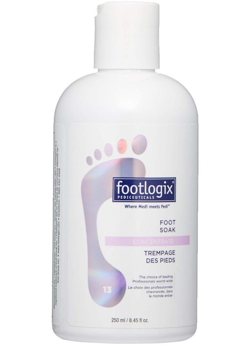 Foot Soak Concentrate, 8.45 oz - Gentle Cleansing, Foot Bath Soak, Soften Dry Feet and Calluses 250ml