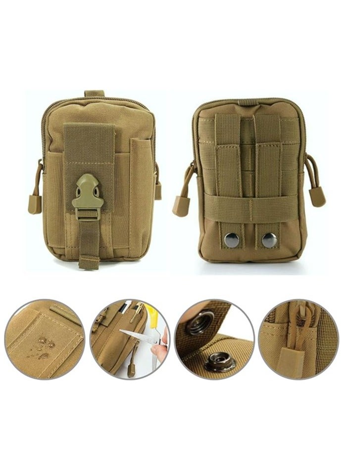 Waist Pouch EDC Molle Waist Bag Belt Phone Pouch Holster Purse Carrying Pouch for Smartphone, Tools