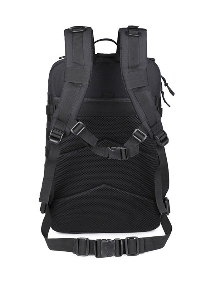 Multi-Pocket Military Tactical Backpack Cycling Travel Mountaineering Men's Outdoor Sports Bag Comfortable Breathable Backpack Waterproof Multifunctional Casual Backpack Black
