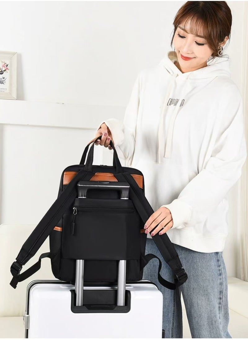 Men's and women's laptop backpacks in black