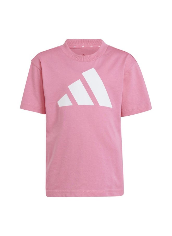 adidas LK BL TEE 160 Pink Training T-SHIRTS for Unisex Kids - 3-4Y