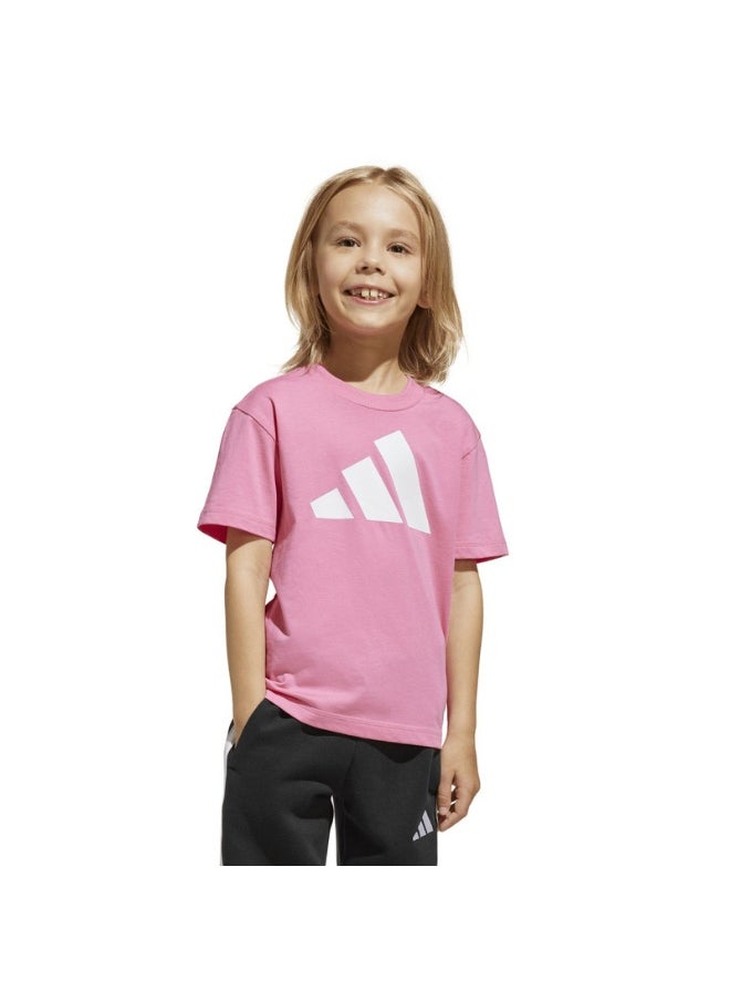 adidas LK BL TEE 160 Pink Training T-SHIRTS for Unisex Kids - 3-4Y