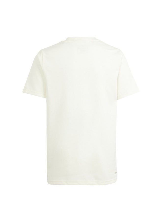 adidas J Ce T-Shirt Beige Training T-Shirts 7-8Y