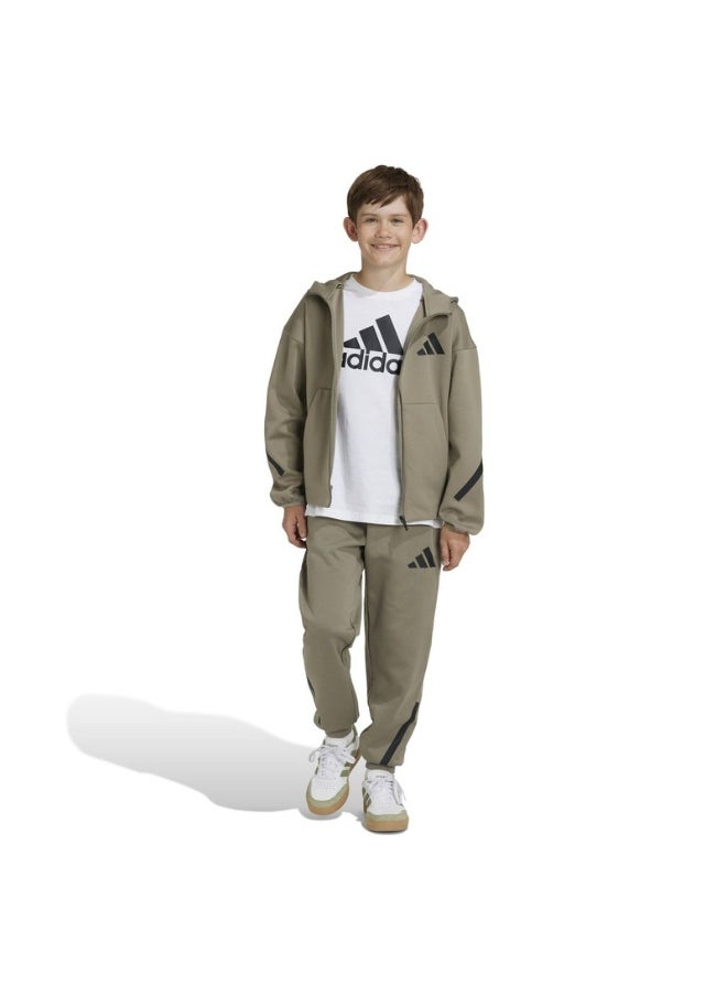 adidas J Z.N.E. Pt Grey Training Pants 7-8Y