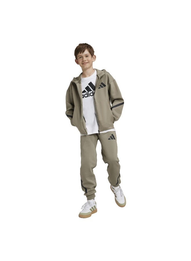 adidas J Z.N.E. Pt Grey Training Pants 7-8Y