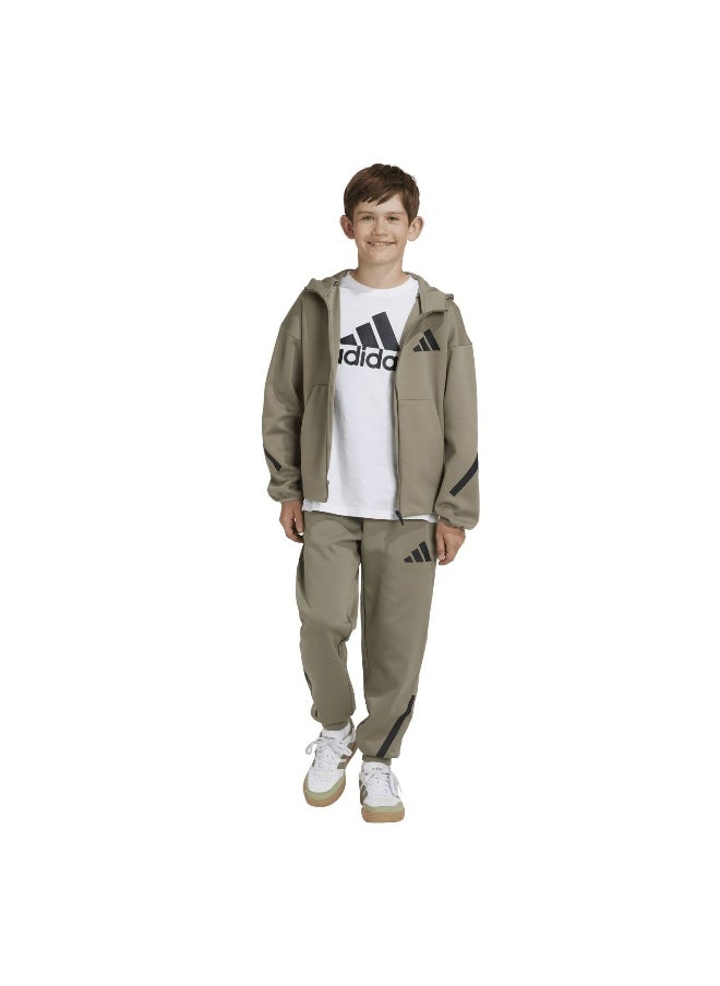 adidas J Z.N.E. Pt Grey Training Pants 7-8Y