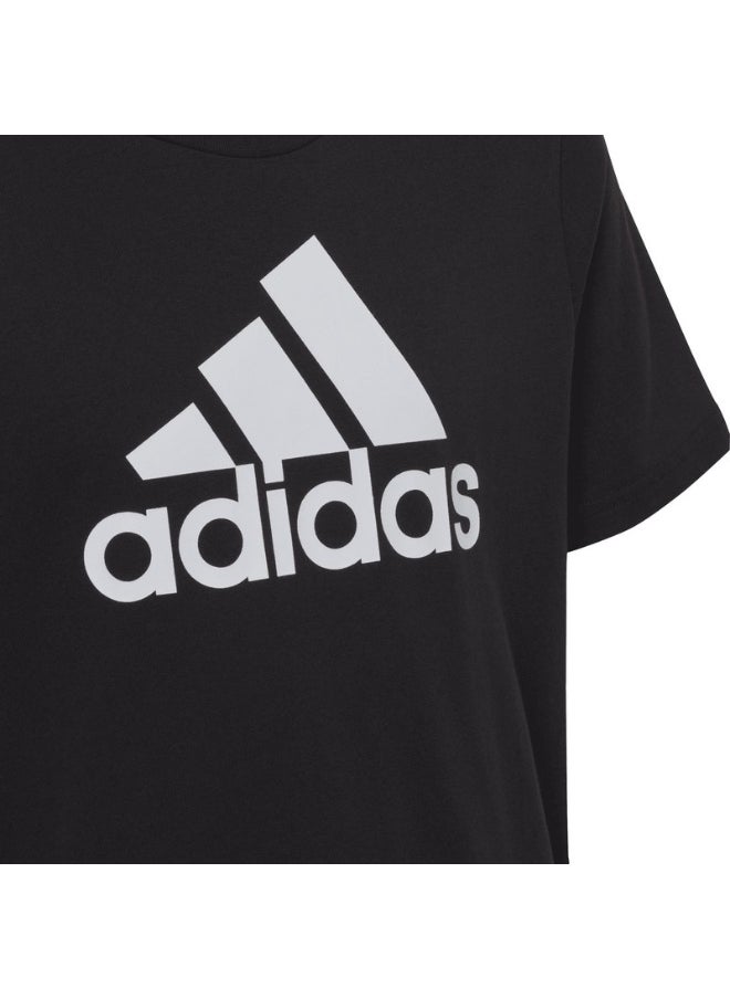 adidas U Bl Tee Black Training T-Shirts 7-8Y